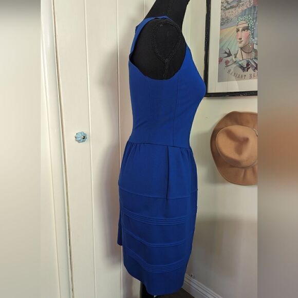 Madewell Cobalt Blue Dress Coastal Cowgirl Tenniscore Preppy Sailor Chic XS - Picture 6 of 9